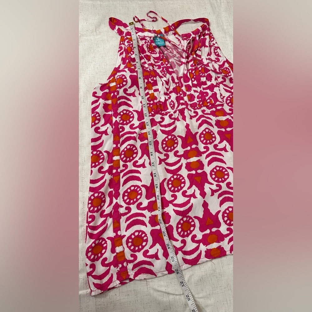 Vibrant Escapada Blouse โ Pink & Orange | Size S - Picture 5 of 11